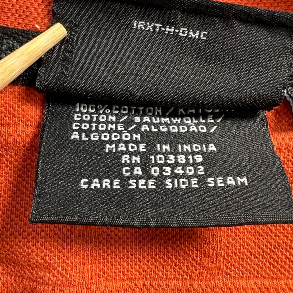 Harley Davidson Authenic 3 Button Pullover Orange… - image 7